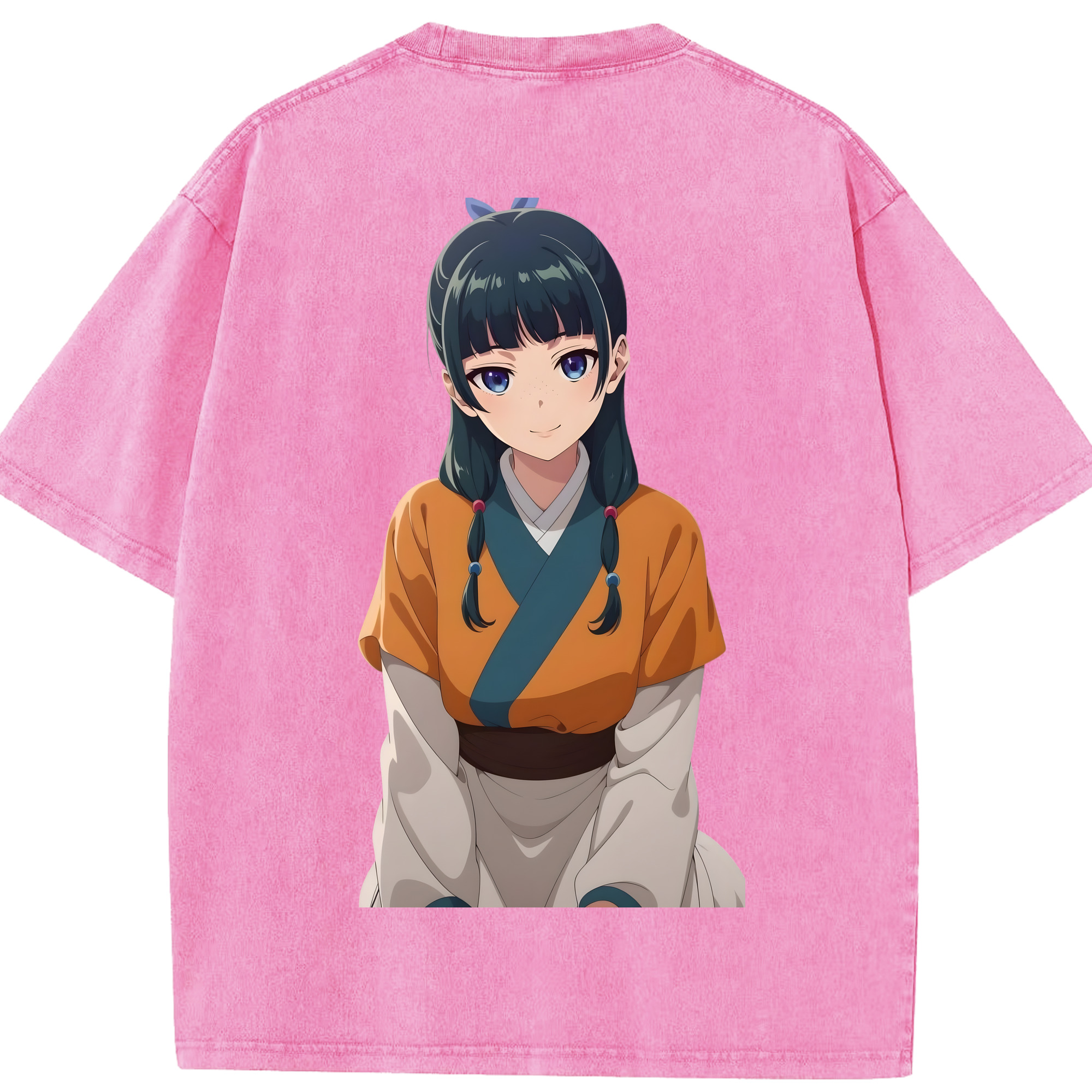 （画像用） 薬屋のひとりごと The Apothecary Diaries 綿100% ヴィンテージ風 半袖Tシャツ（背面プリント）